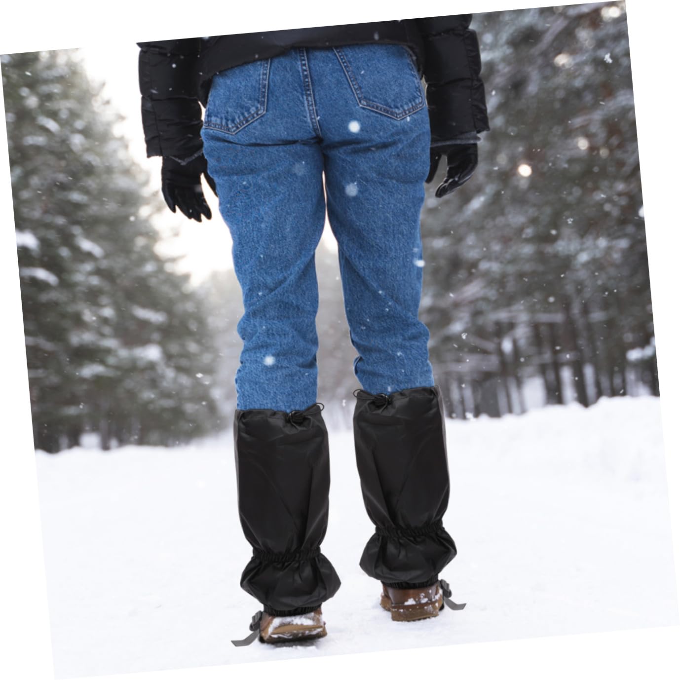 Yardwe Lot De 3 Guêtres Réglables pour Jambes Guêtres D'extérieur De Jambes pour L'alpinisme 2 Pièces X 3
