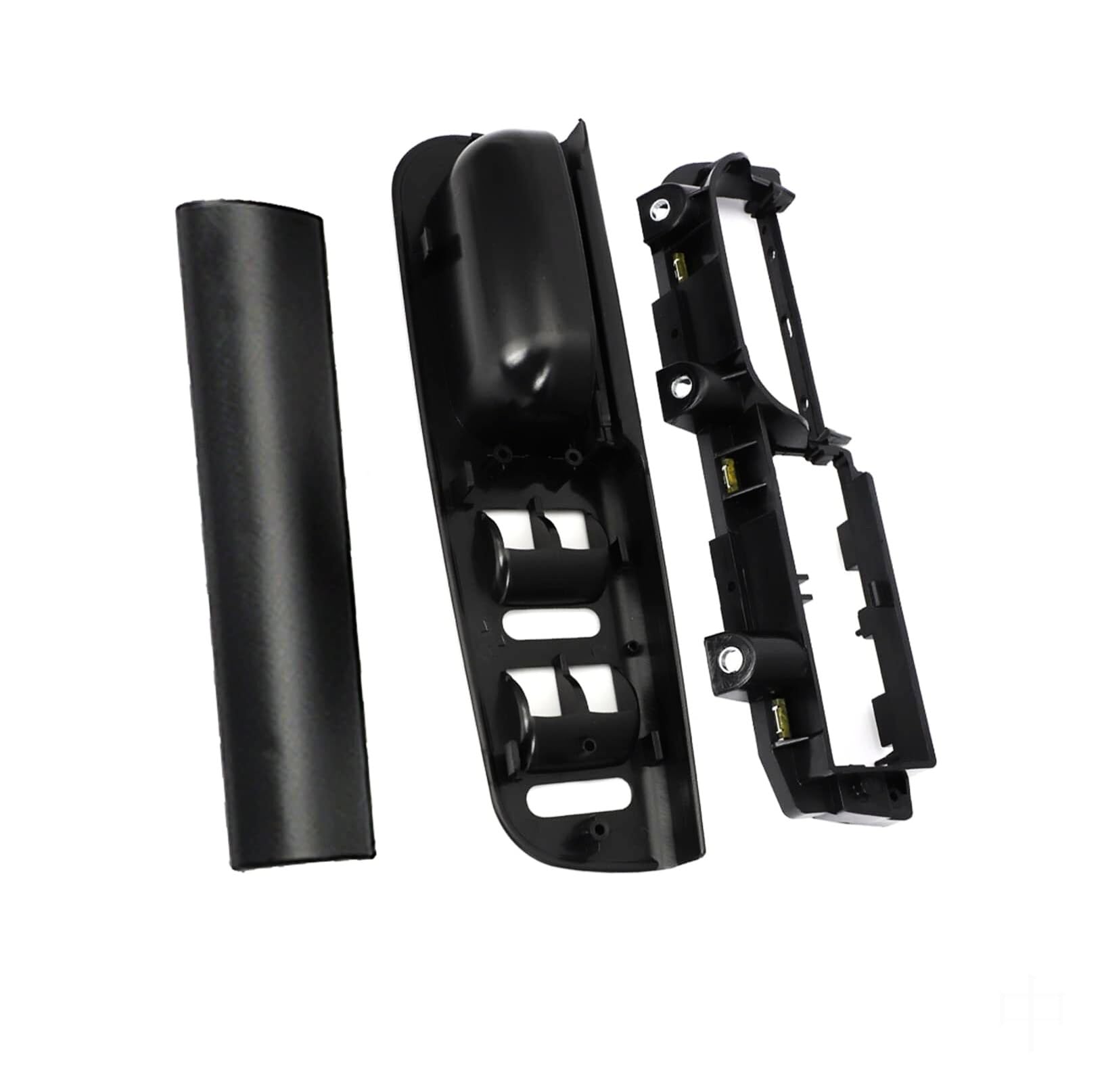 GTDTKGANAK for Vw for Golf IV MK4 for Jetta for Bora 1999-2007 LHD Black Interior Door Handle Interior Door Panel Handle Decorative Covers(Front Left 3pcs)