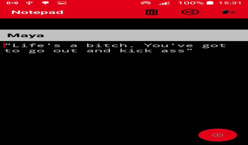 Notepad App on Amazon Appstore