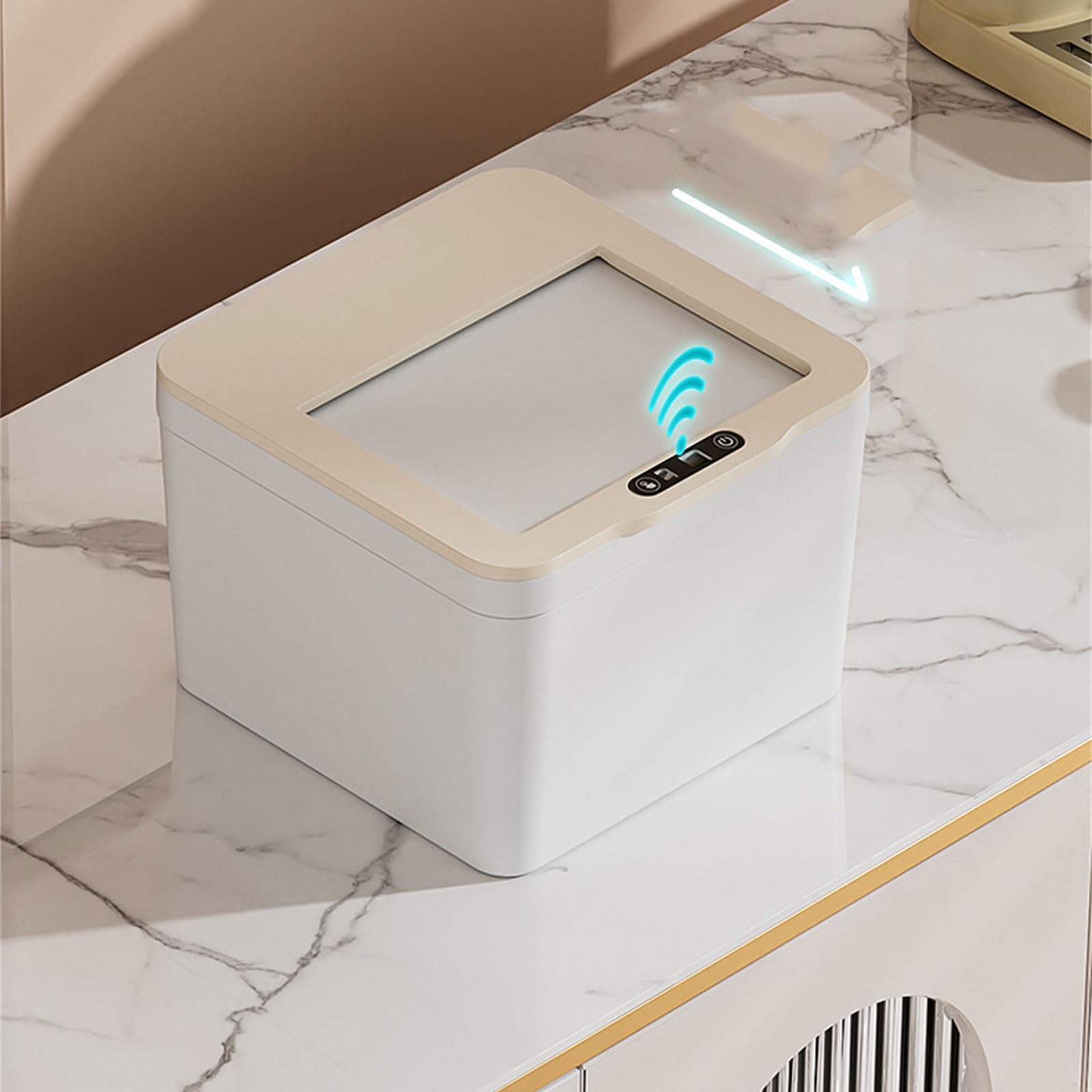 Scatola di immagazzinaggio da tavolino aperta automatica di rilevamento intelligente per gli accessori dell'ufficio dei cosmetici