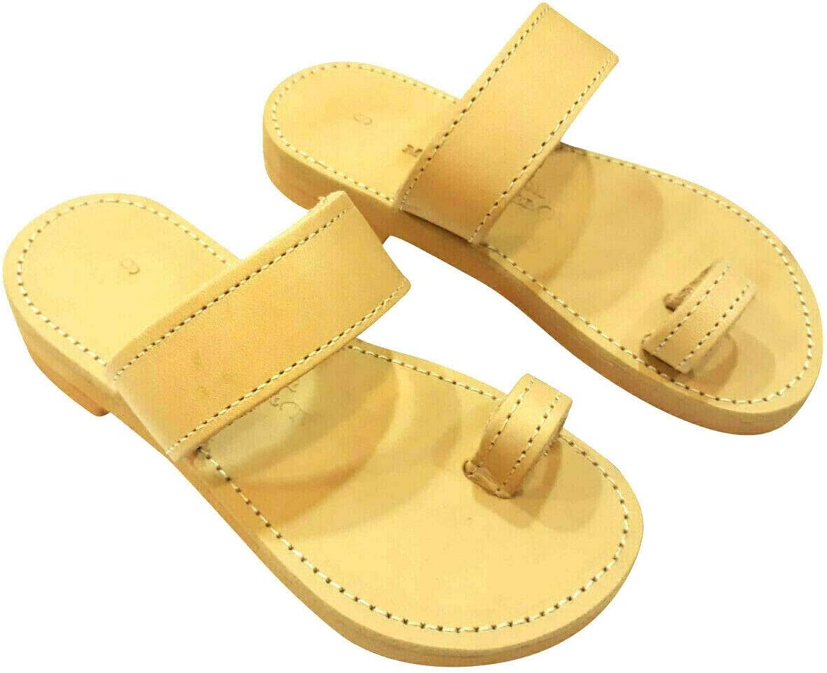 Ancient Greek Style Toddler Sandals - Genuine Leather Comfort