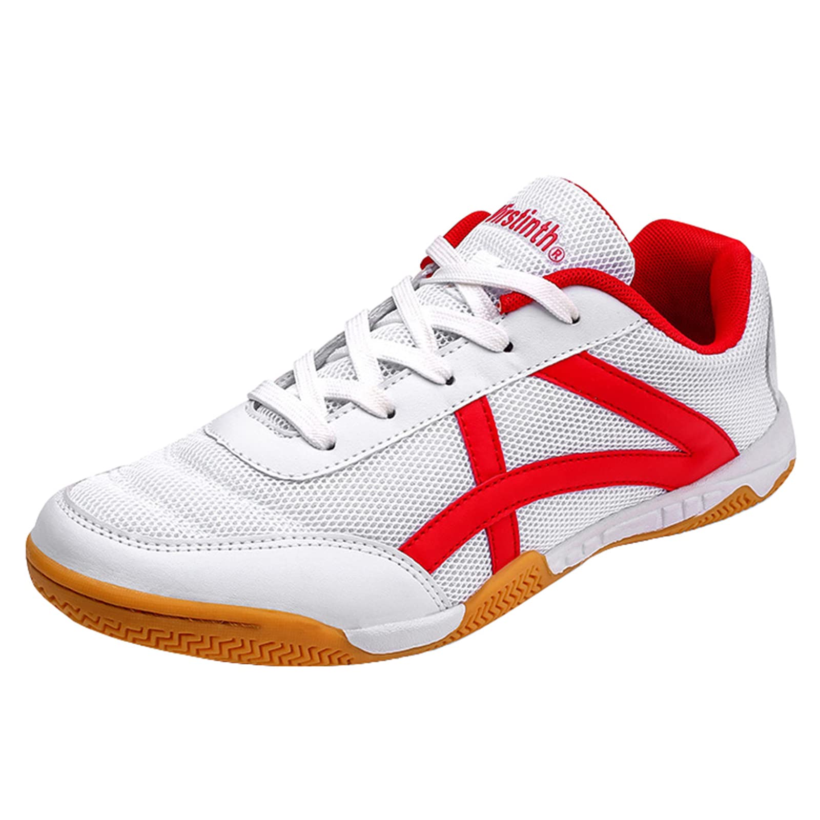 Scarpe da Ping Pong da Uomo Sneaker da Interno Scarpe in Rete Leggera con Fondo Morbido