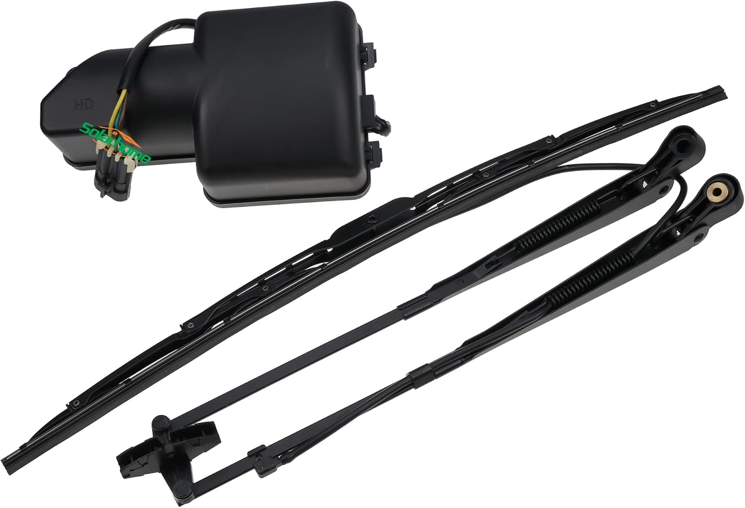 Solarhome 6679476 + 7324010 Wiper Motor Arm Blade Kit for Bobcat 751 753 763 773 863 864 873 883 963 T110 T140 T180 T190 T200 T250 T300 T320 S130 S150 S160 S175 S185 S205 Skid Steer