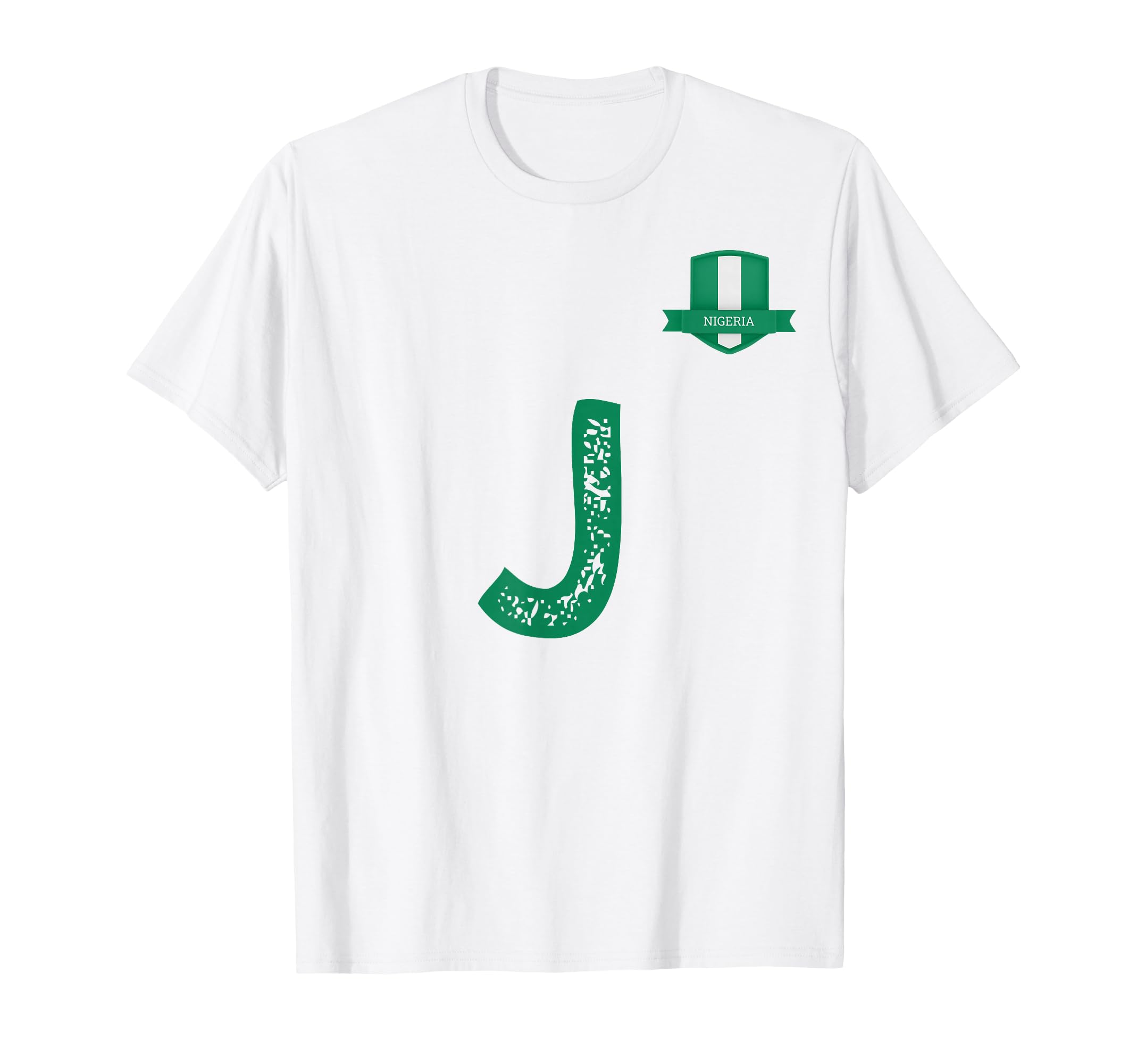 Nigeria Team Group apparel - J - Nigeria (Green) T-Shirt
