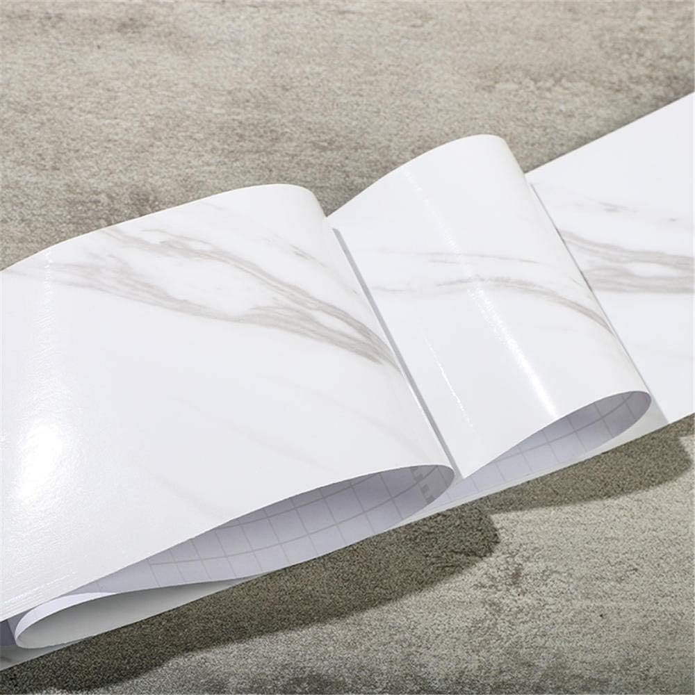 Wallpaper Border Peel and Stick Wall Border Sticker Home Ceiling Decorative Border for Bathroom Living Room Kitchen Jazz White 30CM X 500CM
