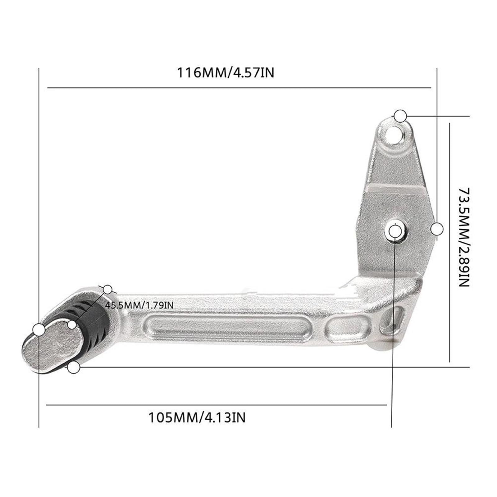Cale Pied Moto Avant pour Ducati pour Panigale V4 V4S pour Streetfighter V4/S Accessoires de Moto Levier de Manette de Vitesse Gauche pédale Levier de Changement de Vitesse Gauche Pédale Moto