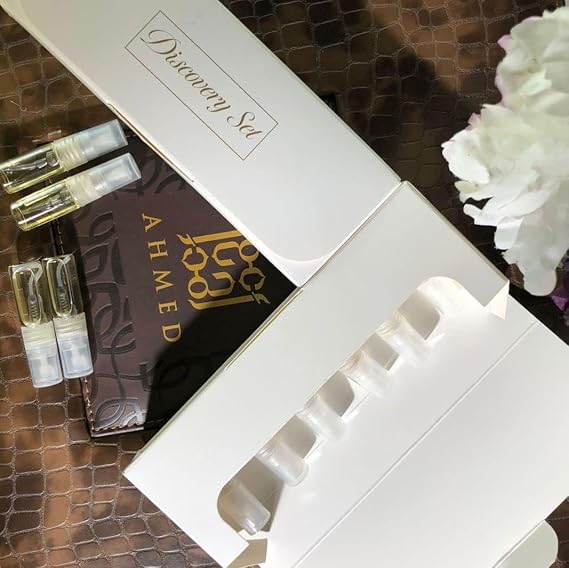 Ahmad Al Maghribi Perfume Samples (Mens Cologne Sampler Sets); Stuff for men - Muestras de perfumes arabes para hombres. Men Arabian Cologne
