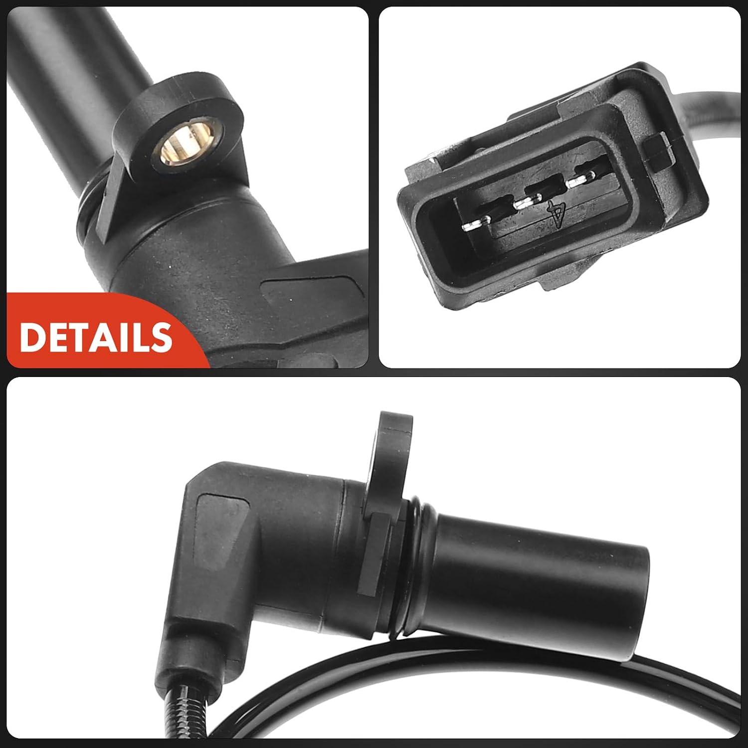 A-Premium Engine Crankshaft Position Sensor Compatible with Chevrolet Aveo & Pontiac G3 Wave Wave5 & Suzuki Verona 2004-2006 1.6L 2.5L, Replace# 96253542