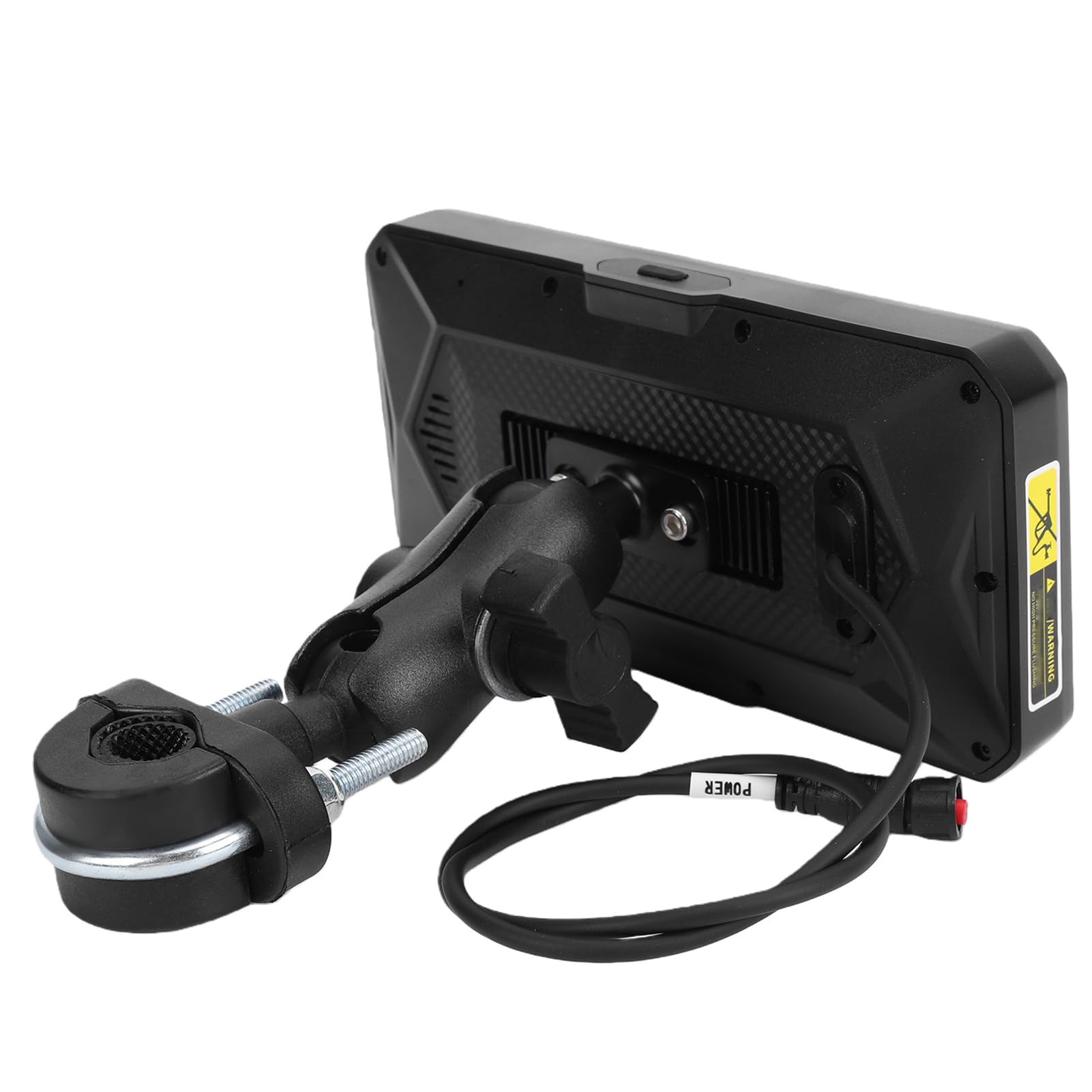 Yosoo Health Gear Kamera Samochodowa Motocykla Wyświetlacz o Przekątnej 6,25 Cala Rejestrator Jazdy Motocyklem z obudową ze Stopu ABS Podwójne Kamery 12 MP o Kącie 150 Stopni Wi-Fi 5,8 GHz dla