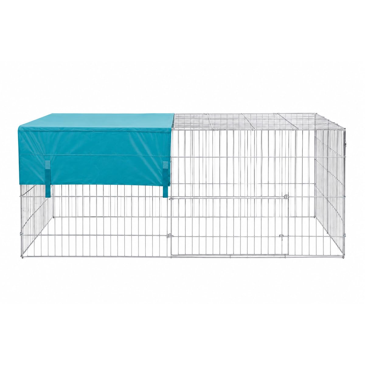 Kerbl Pet Recinto 144 x 112 x 60 cm zincato con protezione solare