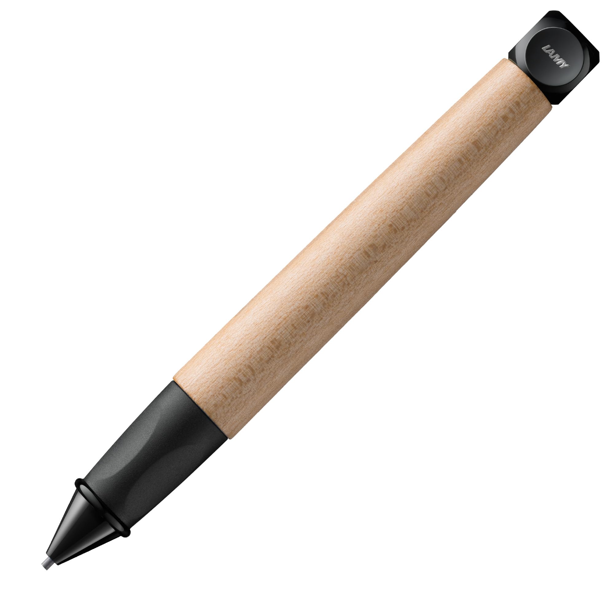 LAMY abc black - child-friendly Mechanical Pencil for writing beginners with ergonomic grip & robust maple wood - including LAMY M 44 fine line refill 1.4 mm