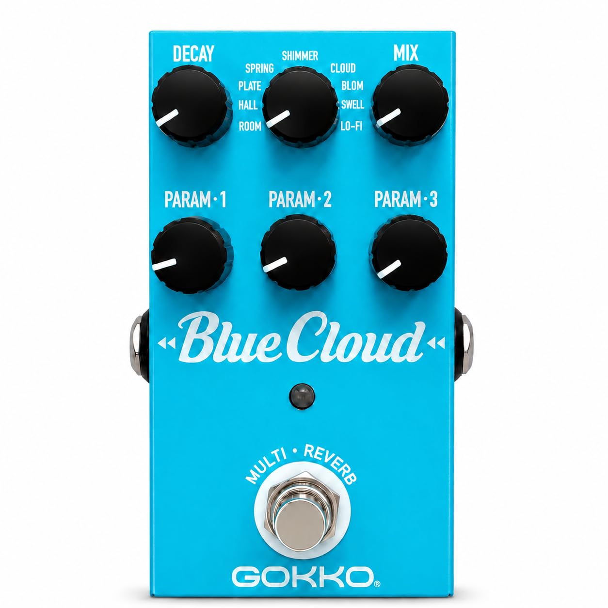 Amazon | GK-71 Blue cloudマルチリバーブ ギターペダル – 9種類の