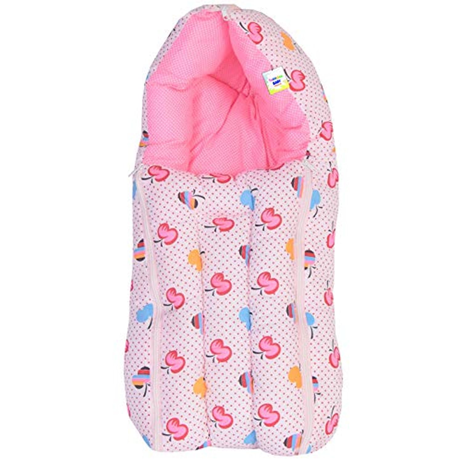 Toddylon Baby Bags Baby Carry Nest | 3 in 1 Baby Bed | Baby Wrapper | Holder | Portable Bassinet | Carrier Nest | Newborn Baby Boys Girls | Wearable Blankets | Cotton (0-6 Months) Pink