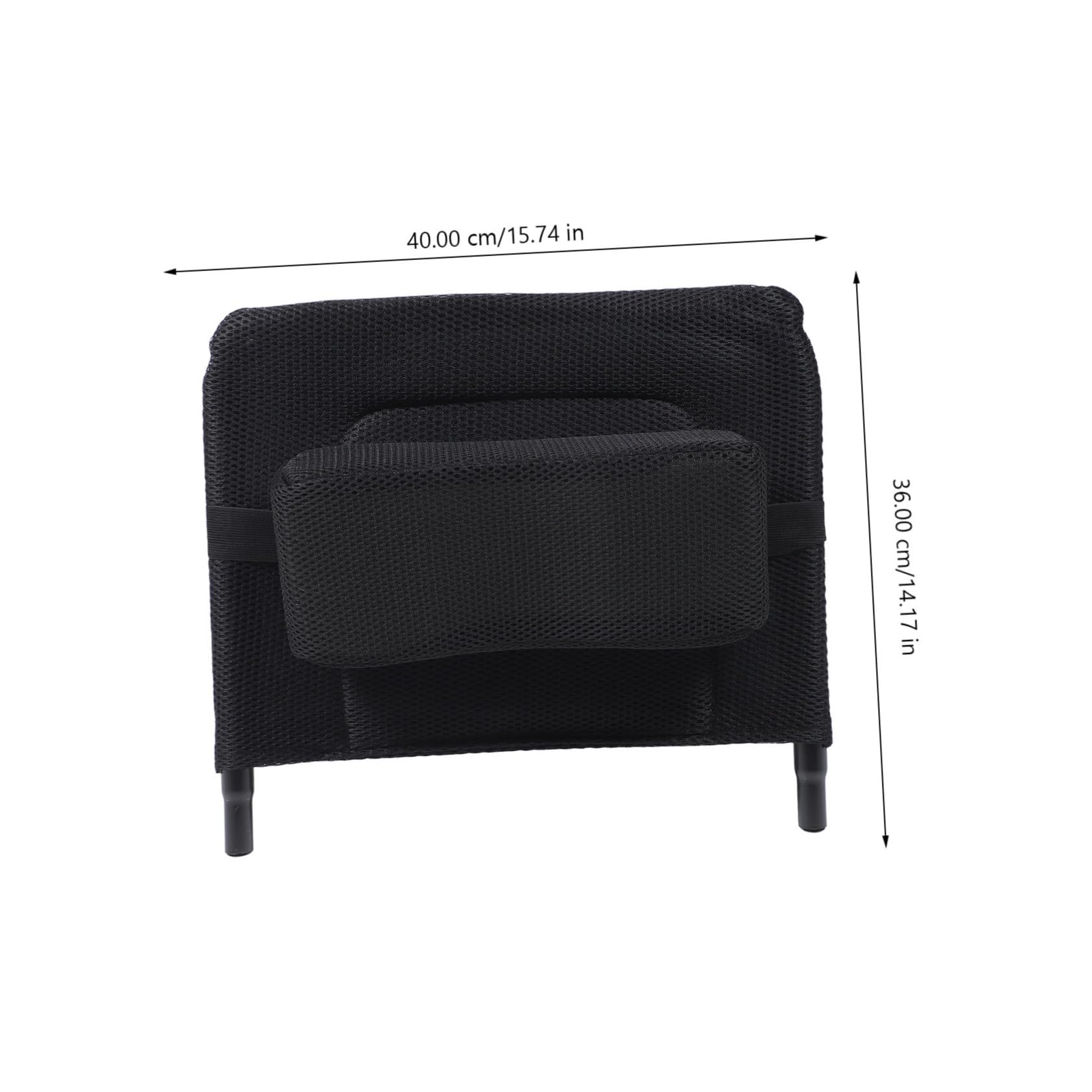 Didiseaon Extensión Del Respaldo y Reposacabezas Elevable Para Silla De Ruedas Manual, Respaldo Desmontable De Malla Ajustable Altura, Accesorio Ergonómico Para Soporte De Cuello Usuarios Altos