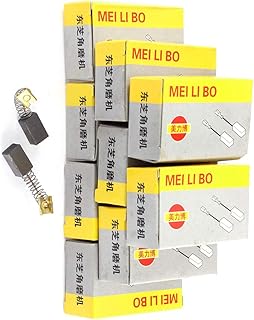 Aexit 8mmx4mmx1.5mm Angle Electrical Grinder Power Tool Motor Carbon Brushes Power Strips 10 Pairs