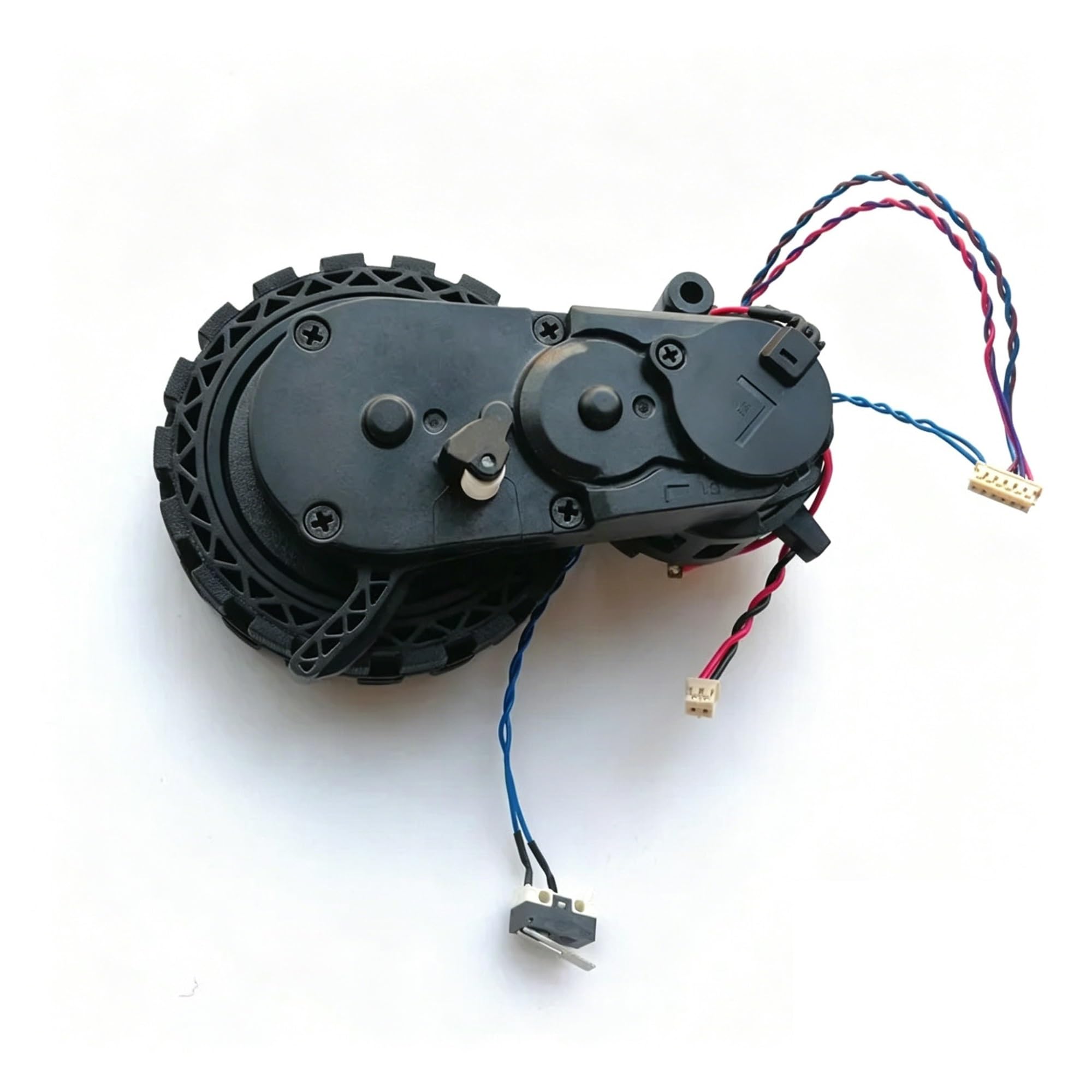 Genterun L Vacuum Cleaner Whee Motor Assembly,Compatible For Yeedi,Vac Station Dvx34 Hybrid Dvx24 Robotic Vacuum Cleaner Parts Whee,Suitable For Various Surfaces(L)