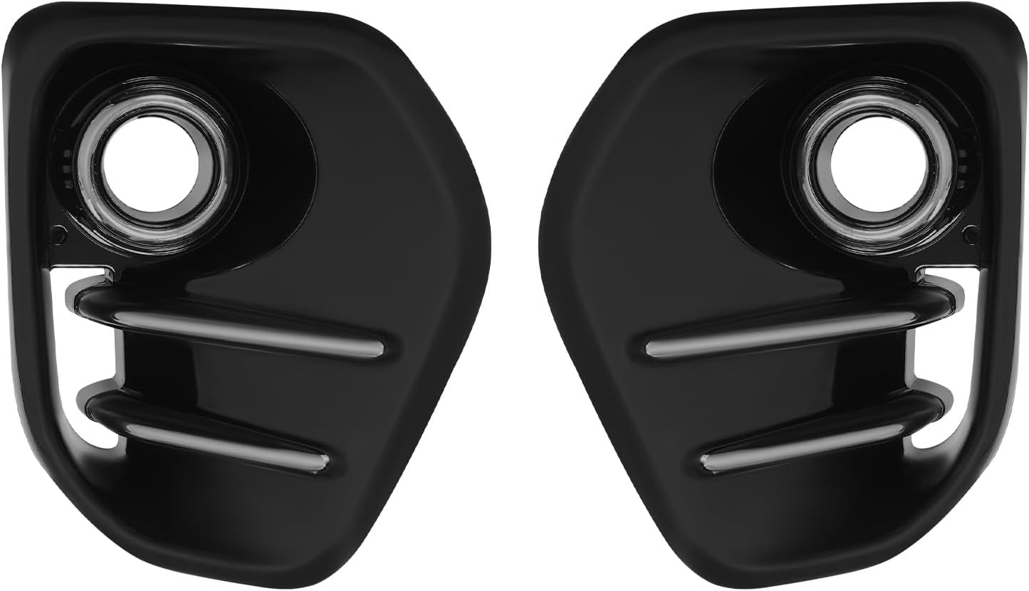 Fog Light Cover Compatible with Kia Sportage EX 2017 2018 2019 ABS Lens Cover Black Fog Light Lamp Cover