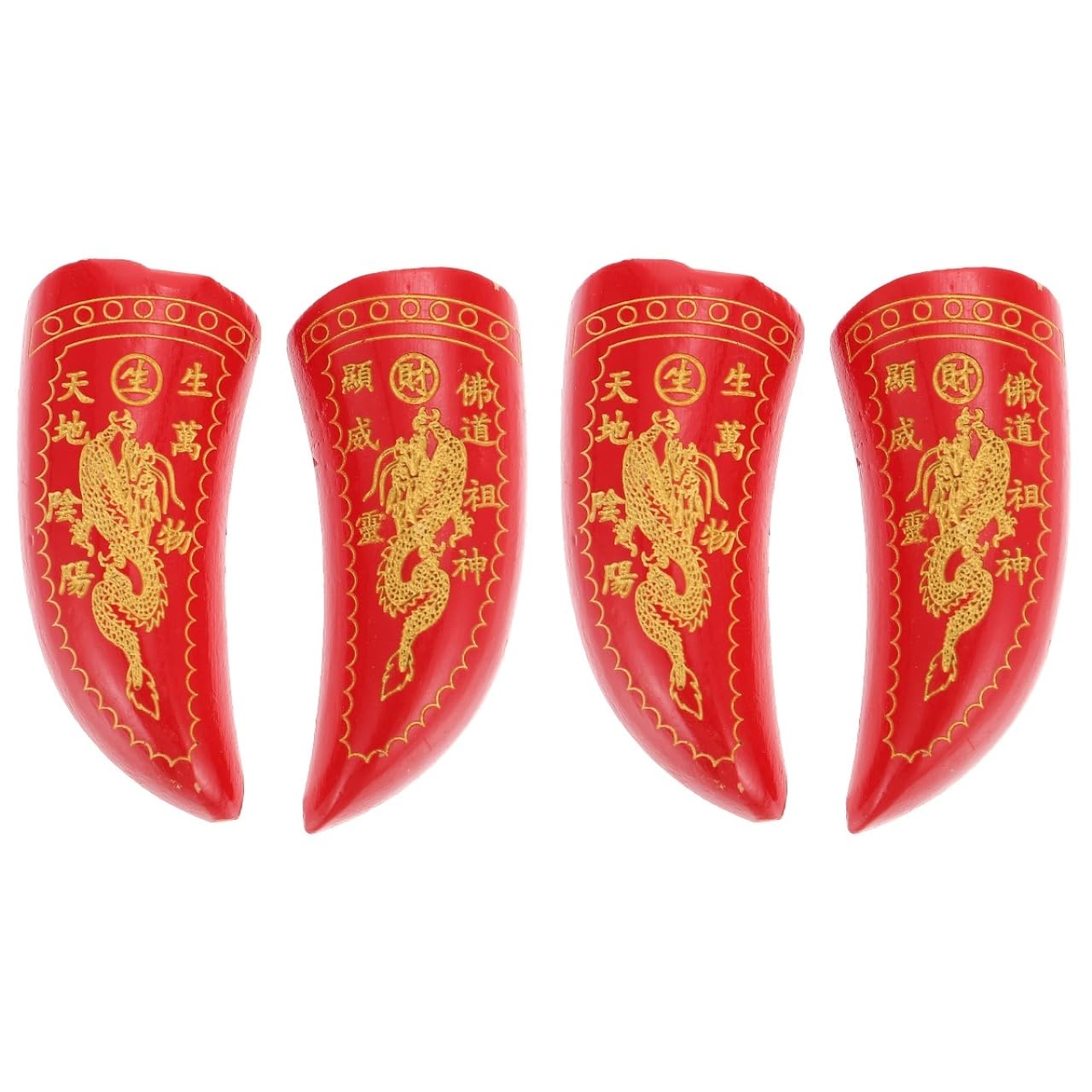 Tasses de divination taoïste OUNONA en bois de 3 pouces pour rituels et temple