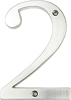 Vista 23 de HASWARE Letrero de Número de Casa de 4 Pulgadas Números Modernos de Puerta Placa de Señalización Numerales de Dirección de Calle y Casa Aleación