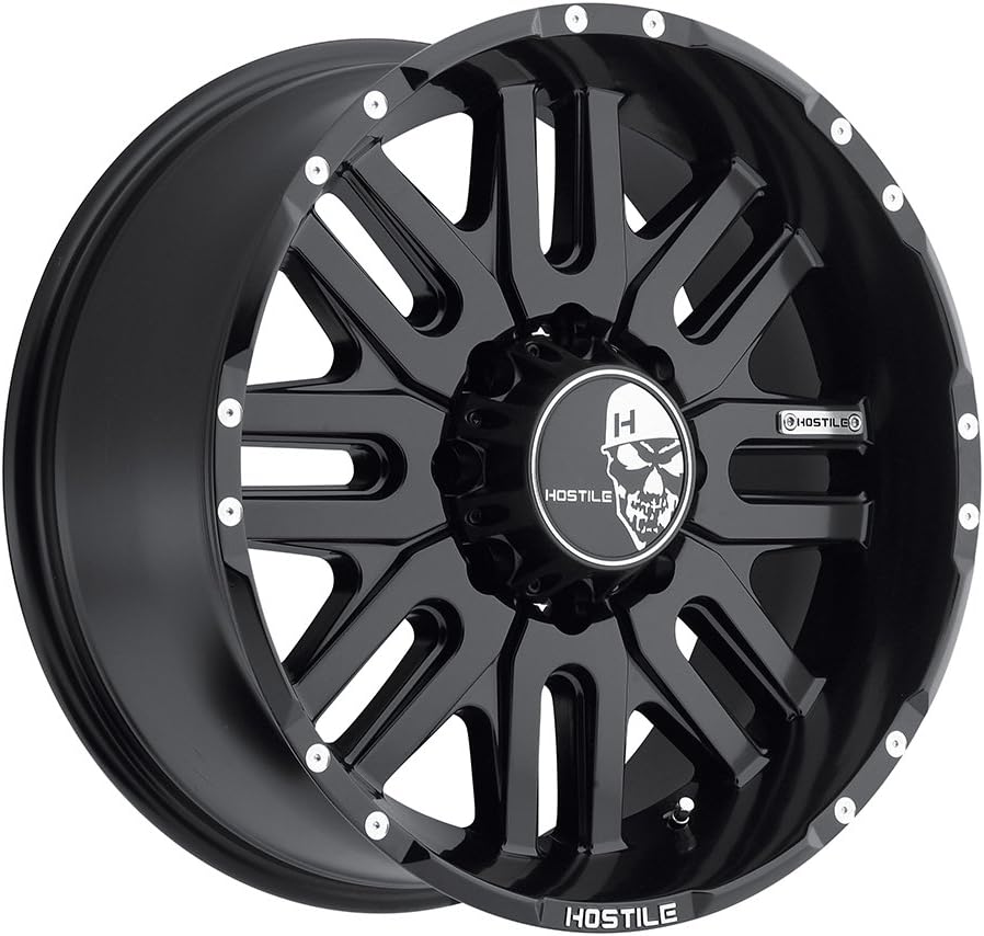 Hostile Zombie Wheel with Full Satin Black Finish (20x12"/8x180mm)