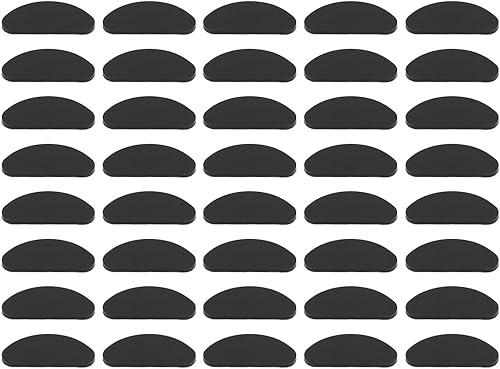 Miniatura 6 de Almohadillas de silicona suave para la nariz con adhesivo antideslizante, 10 pares para marcos de plástico completos, tamaño universal, fácil de