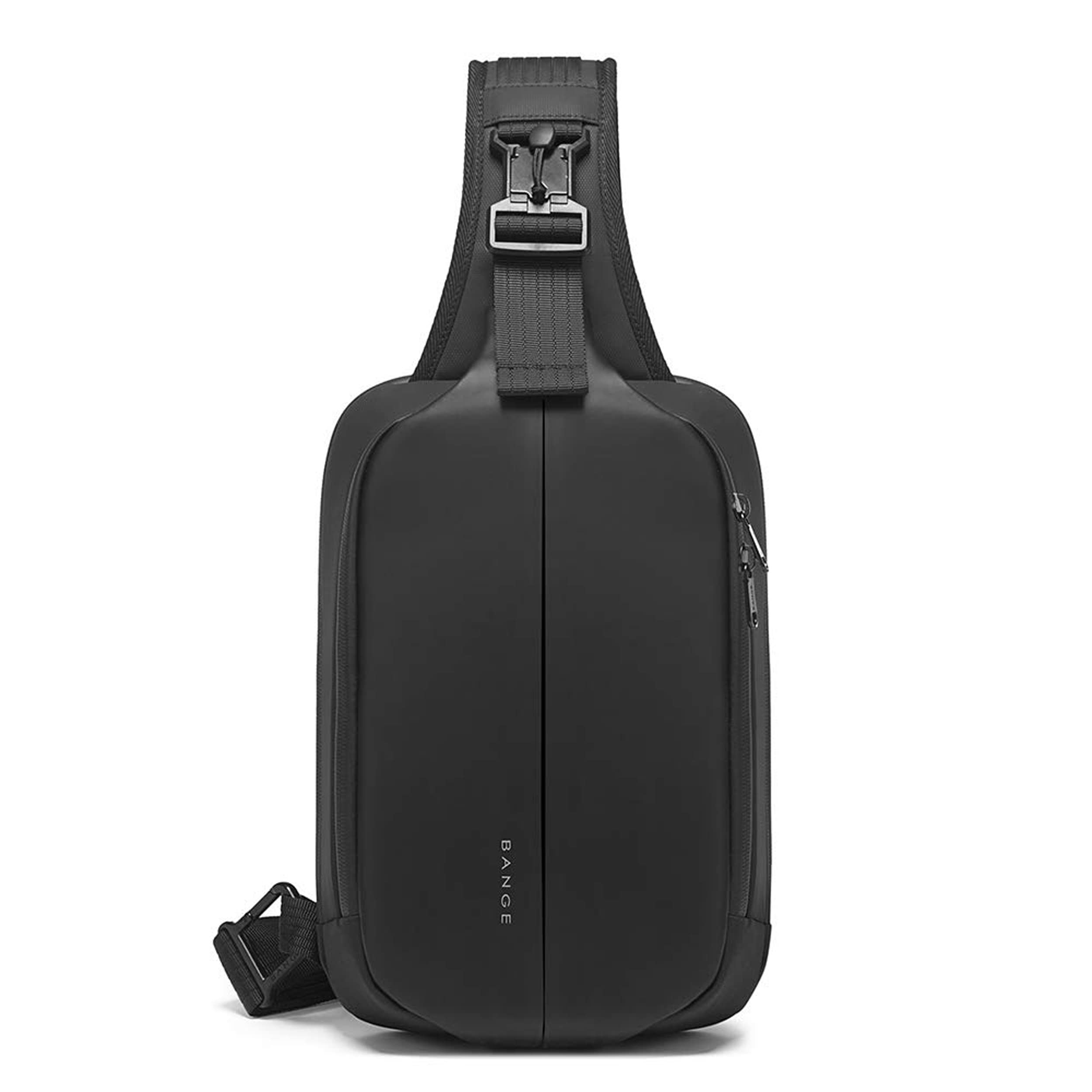 red lemon BANGE series Unisex Anti-theft Waterproof Cross-body Sling Bag Shoulder Chest Pack (Black)-picture-34