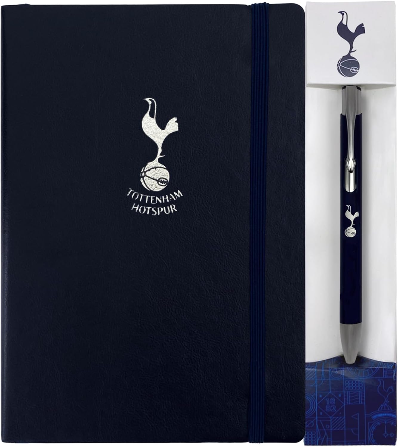  Tottenham Hotspur Notebook & Pen A5 Executive Premium OFFICIAL Football Gift 