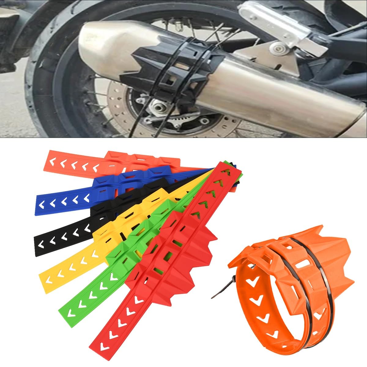 wydechu motocyklowego Osłona Tłumika Rury Wydechowej Tłumik osłona