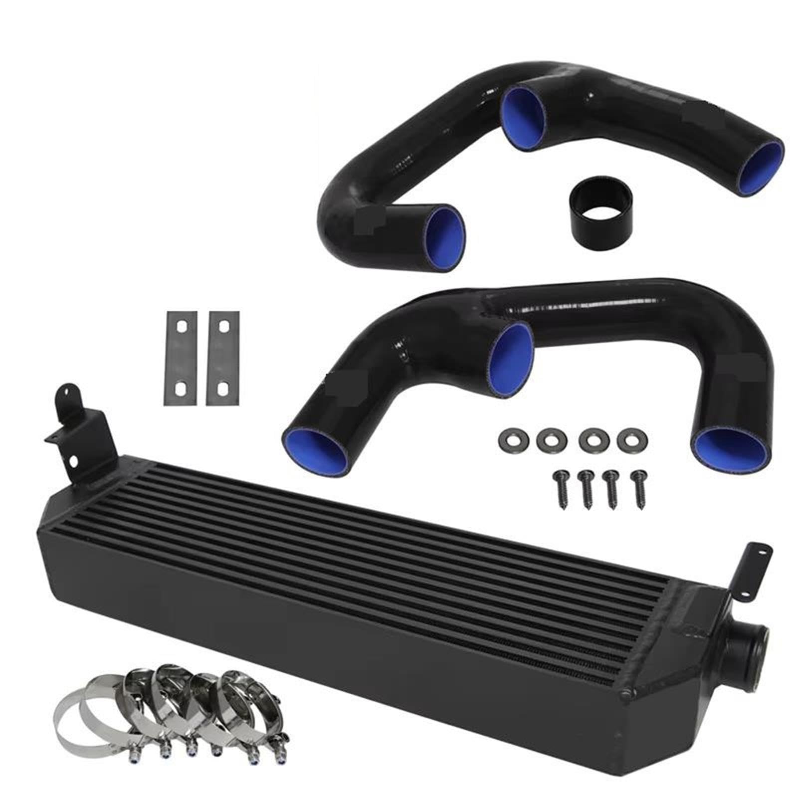 Para VW Para Golf Para GTI FWD Para Golf Para R Para 4-Motion MK7 2.0T 2015-2021 Intercooler Doble Delantero Con Kit Manguera Núcleo de intercooler para turbo