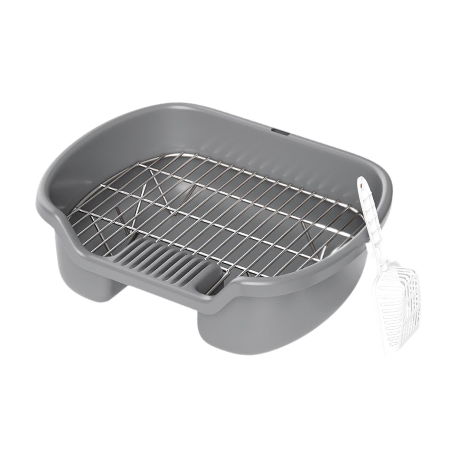 MYCENSE Pet Training Toilet Dog Litter Pan Training Pad Holder Easy to Clean with Scoop Potty Tray for Small and Medium Dog