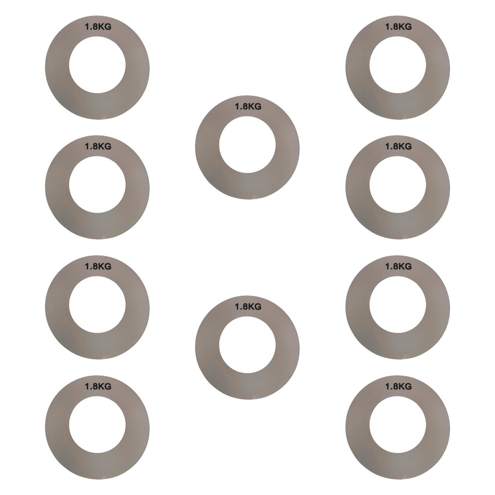 ARTISOUL® 10 Pieces Fractional Micro Weight Plate Stickers Weightlifting Aluminum Foil 1.8 Kg | Sporting Goods | Fitness Running & Yoga | Strength Training | Weight Plates-image-13