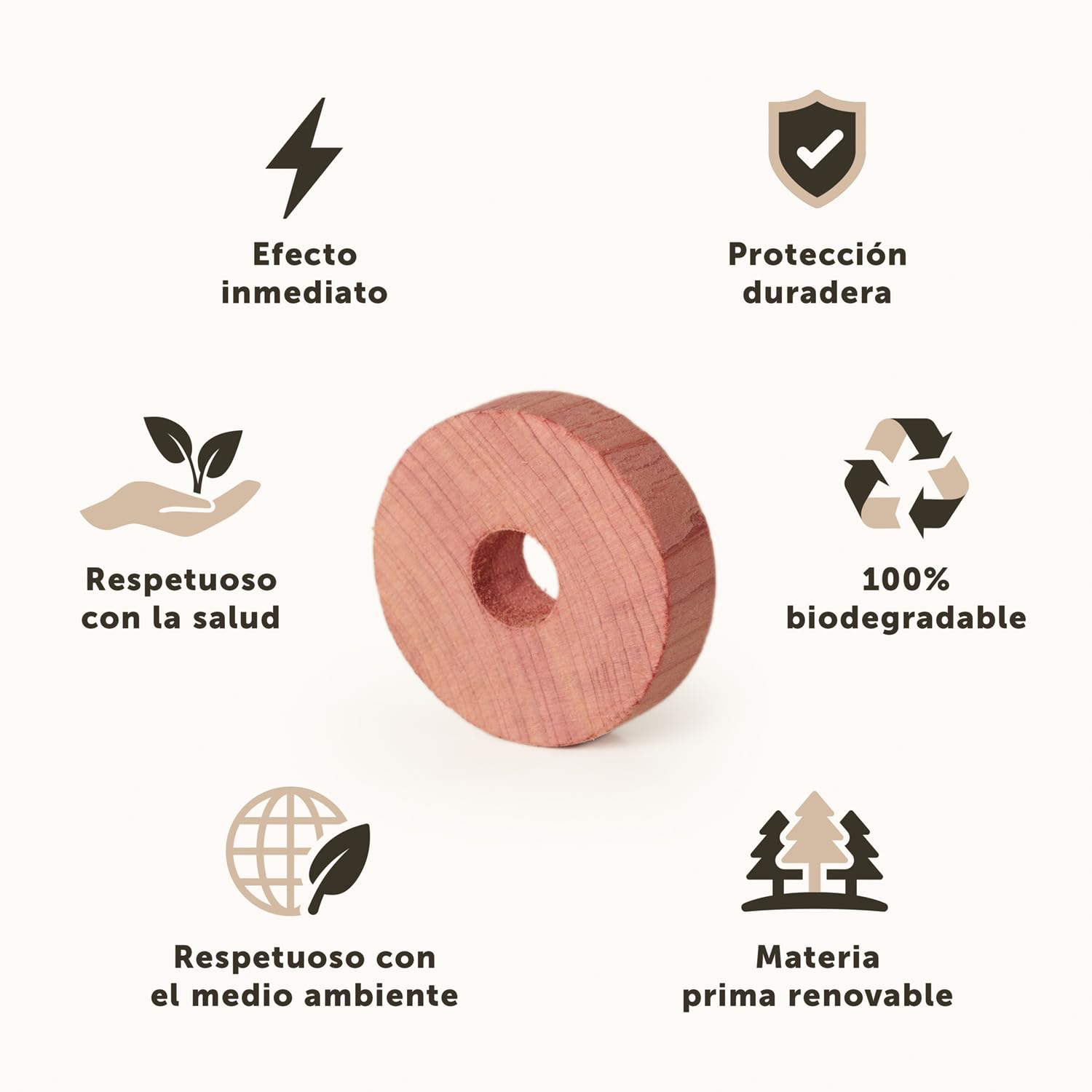 Blumtal Perchas de Madera 50 Unidades – Gancho Giratorio 360°, Barra para Pantalones y Ranuras Antideslizantes – Madera Maciza – Natural