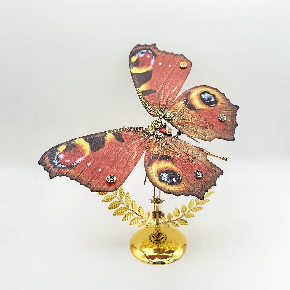 Kit puzzle 3D in metallo a forma di farfalla, montaggio fai da te SteamPunk meccanico insetto, regalo per gli appassionati di modelli di insetti (100+PCS)
