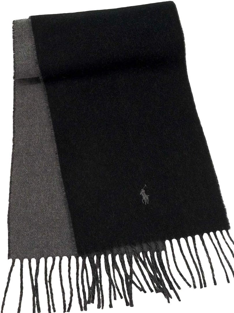 [POLO RALPH LAUREN] ポロ ラルフローレン マフラー メンズ レディース ウール リバーシブル CLASSIC REVERSIBLE SCARF PC0455 [並行輸入品]