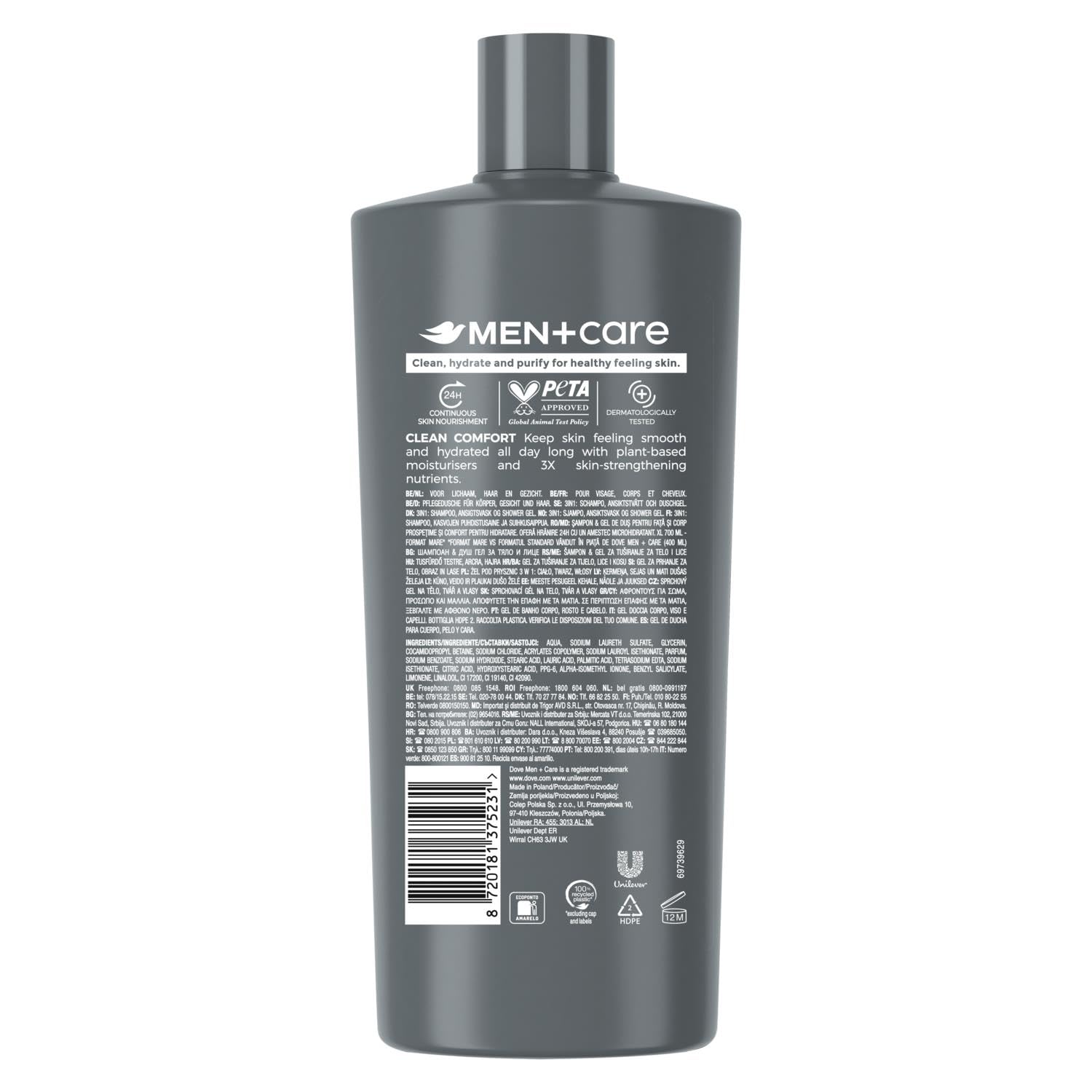 DOVE MEN + CARE 3-in-1 Body - Image 3