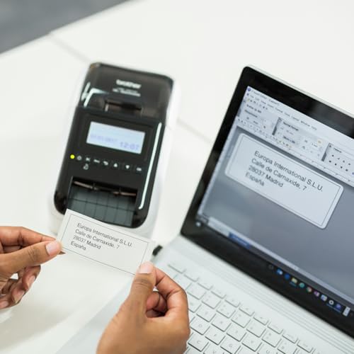 Etiquettes adresses BROTHER P TOUCH DK 11208 38x90mm sur - vue 3