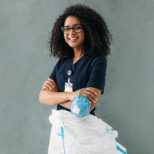 Miniatura 3 de Caroline's Treasures BB1654BR - Carrete retráctil para tarjetas de identificación de enfermeras con clip, soporte retráctil para tarjetas de