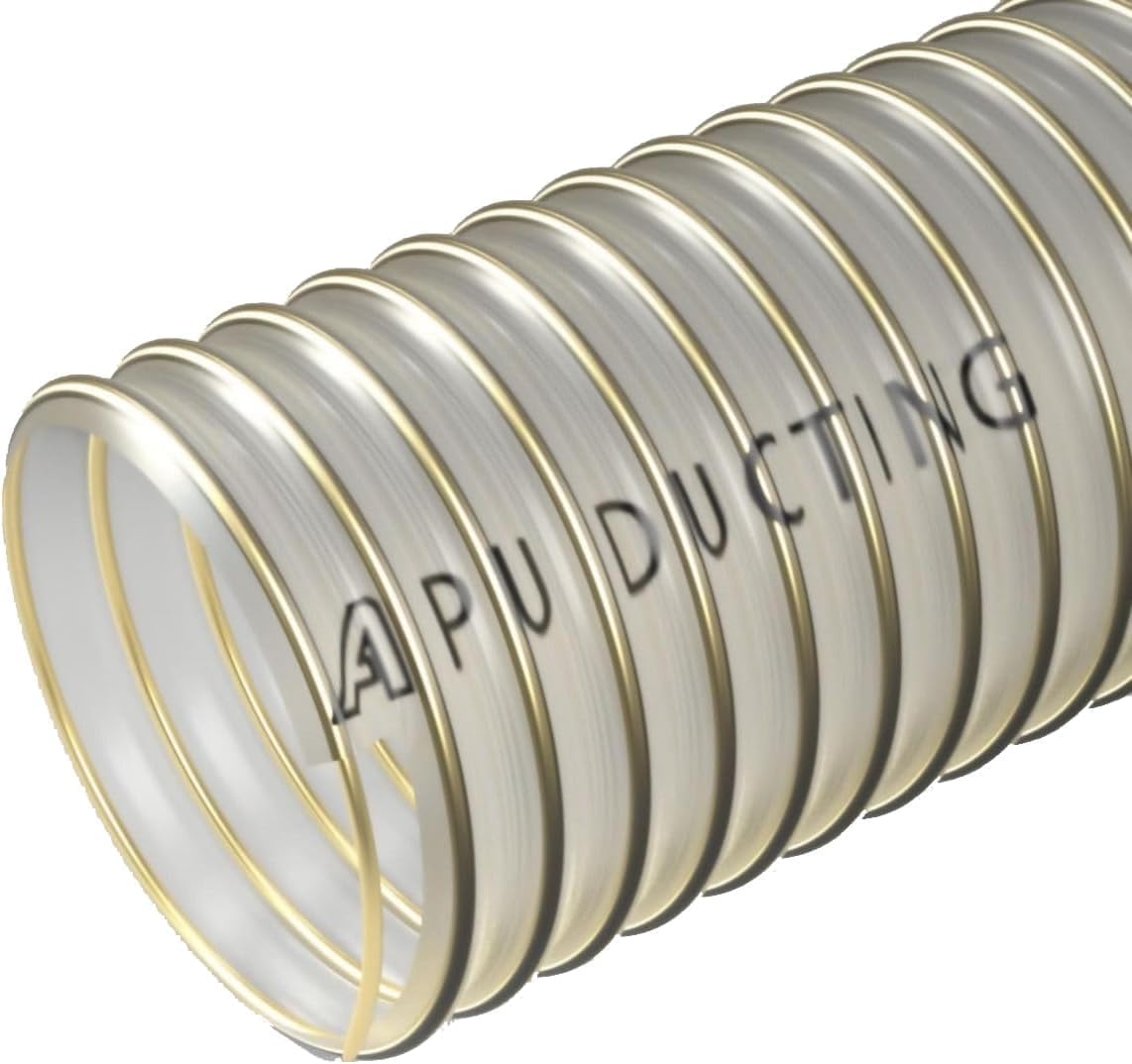 100mm PU Polyurethane Ducting Flexible Hose 3 Metre