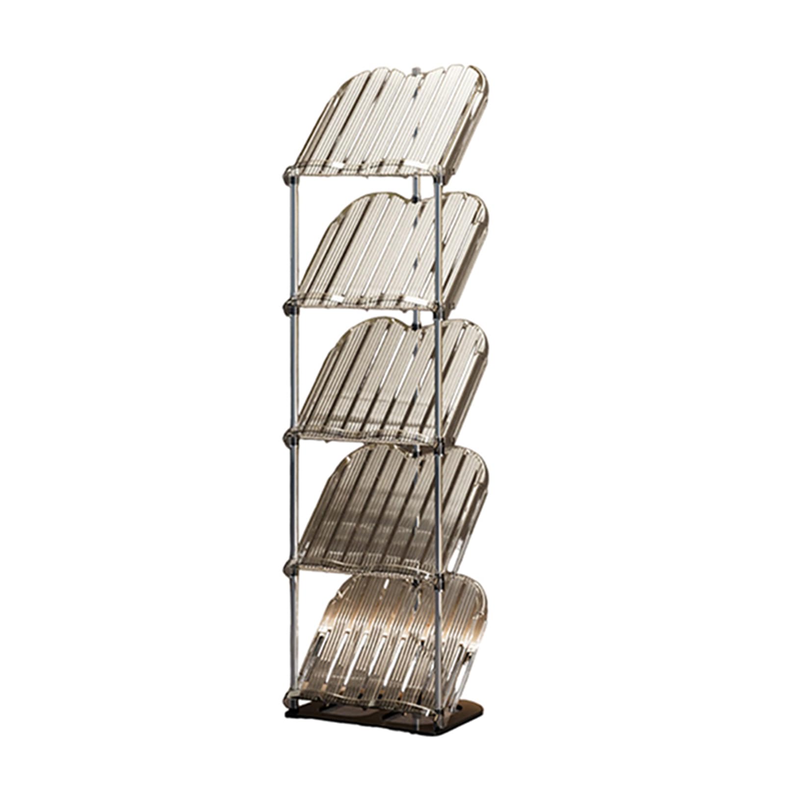 Tsophreniq Multifunctional Shoe Shelf Accessory Rack Plastics Shoes Storage Organizers Corner Shoe Stand for Dorms and Apartment Household Shelf