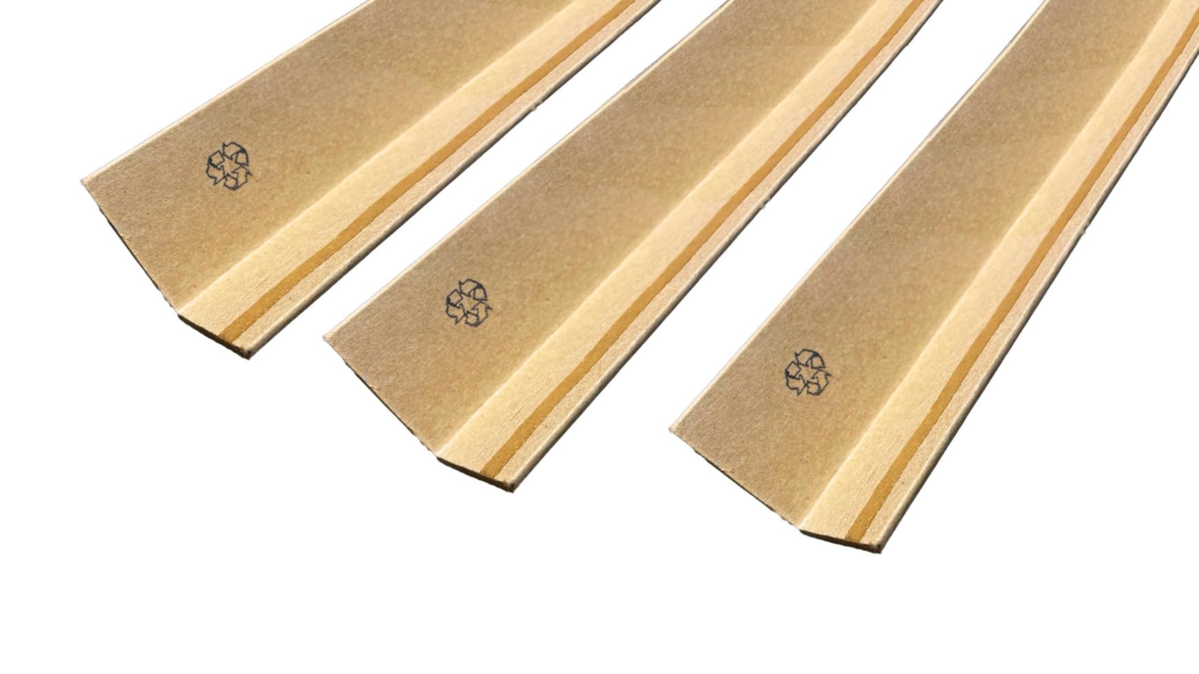 100x Kantenschutzleisten Länge: 800 mm Kantenschutzwinkel aus Pappe selbstklebend Schenkelbreite: 50 x 50 mm Selbstklebung Braun