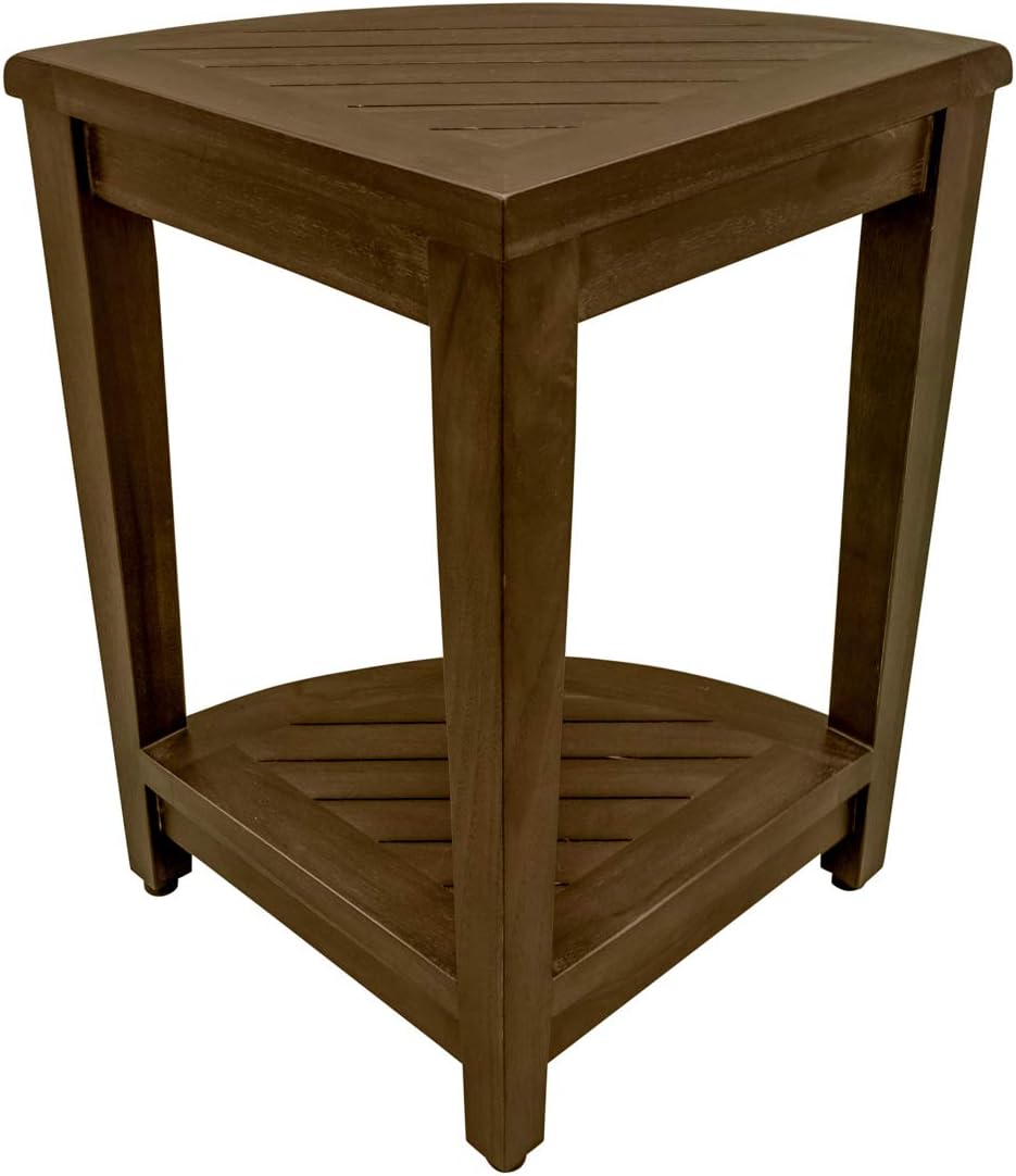 🛒 Flash Sale SnazzyCorner 23in Tall Teak Shower Shelf for Corners