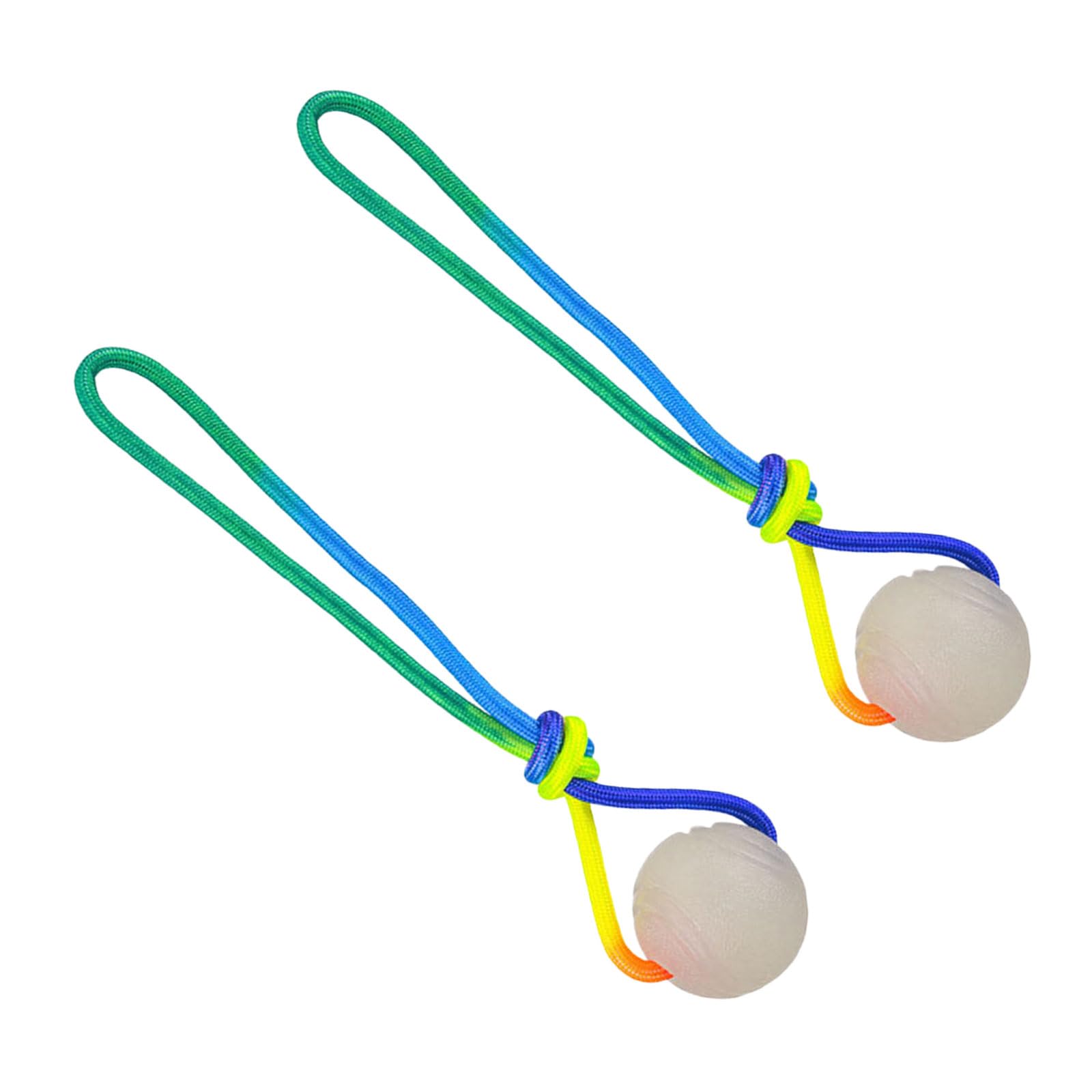 MICFENY Interactively Pet Ball Flashing Rolling Jumping Waterproof Dogs Chew Toy Ball for Aggressive Chewers