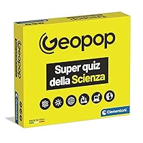 Clementoni x Geopop – Il Super Quiz della Scienza, Gioco Scientifico per Bambini 10+ Anni, Gioco di Società a Tema Scientifico, 2-6 Giocatori, Made in Italy, Lingua Italiana, 19431