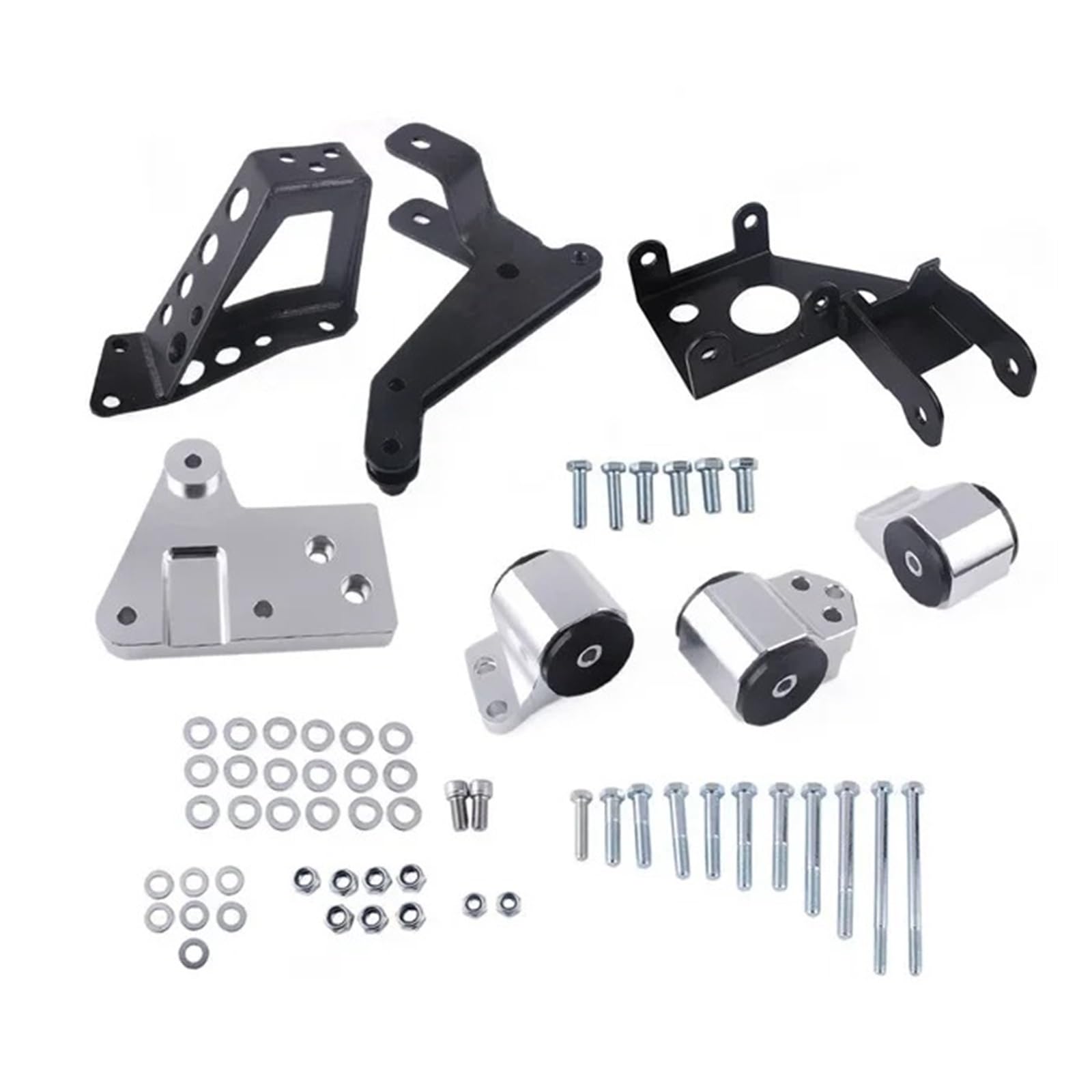 Engine Mount Stay Bracket for Civic EG Chassis Engine 70A K20 K24 K-Series 1992 1993 1994 1995 Car Engine Mounts Motor Swap Kit Aluminum Racing Engine Mounts
