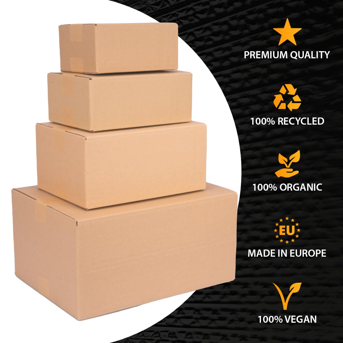 100 cajas plegables cajas de envío DHL cajas 350 x 240 x 150 mm, KK-70, 1-corrugado | varios tamaños | cartón | cajas de cartón | embalaje de envío | cajas de envío | cajas de envío