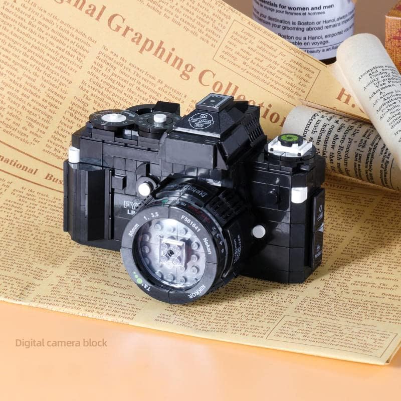 Miniatura 2 de ENHANA Bloques de construcción clásicos de ideas creativas, mini ladrillos para cámara digital, juego de construcción de modelos creativos para