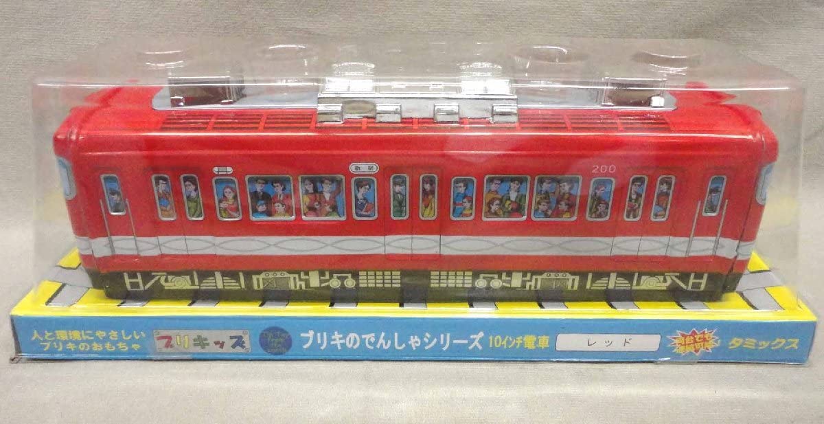 Amazon | ブリキのでんしゃシリーズ 10インチ電車 レッド 未開封
