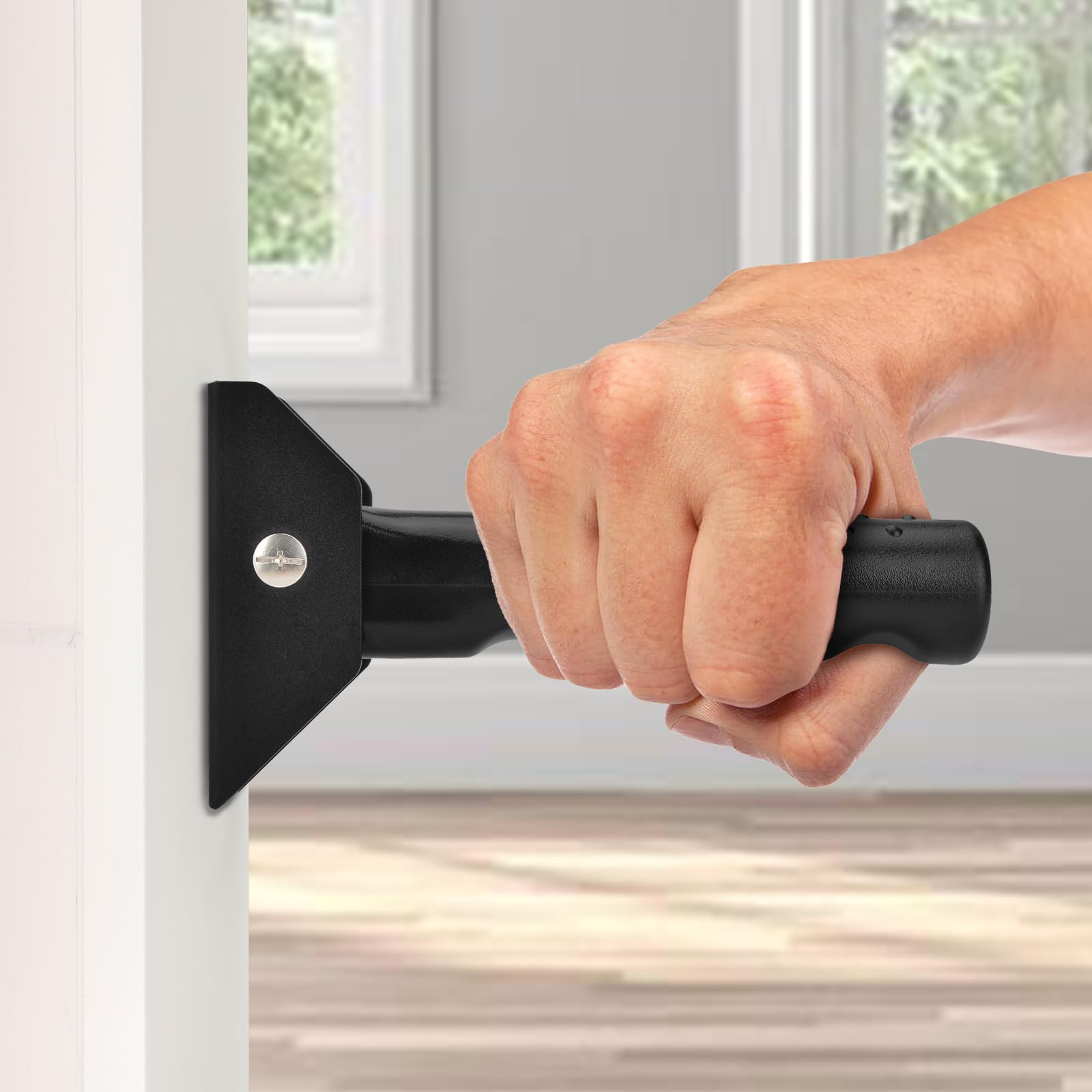 Generturbo Flip Up Grab Bar for Doorway, Doorway Flip Assist Handle for Seniors, Safety Handicap Grab Bars for Elderly, Disabled, People with Limited