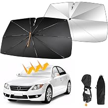 n cam i in ara  g ne li i, 360  d nd r lebilir, katlanabilir, ara  g ne li i, yayl  katlan r  emsiye kuyru u,  n cam i in g ne  korumas  i in uygundur, UV korumas , 140 x 74 cm 55 x 29 in