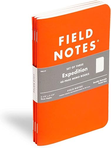 Miniatura 5 de Field Notes Paquete de 3 cuadernos impermeables Expedition Edition
